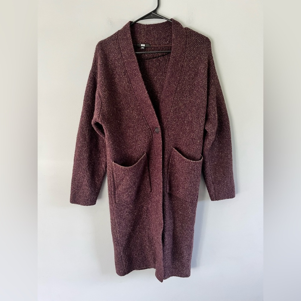 Uniqlo heavy duster style cardigan. Size S